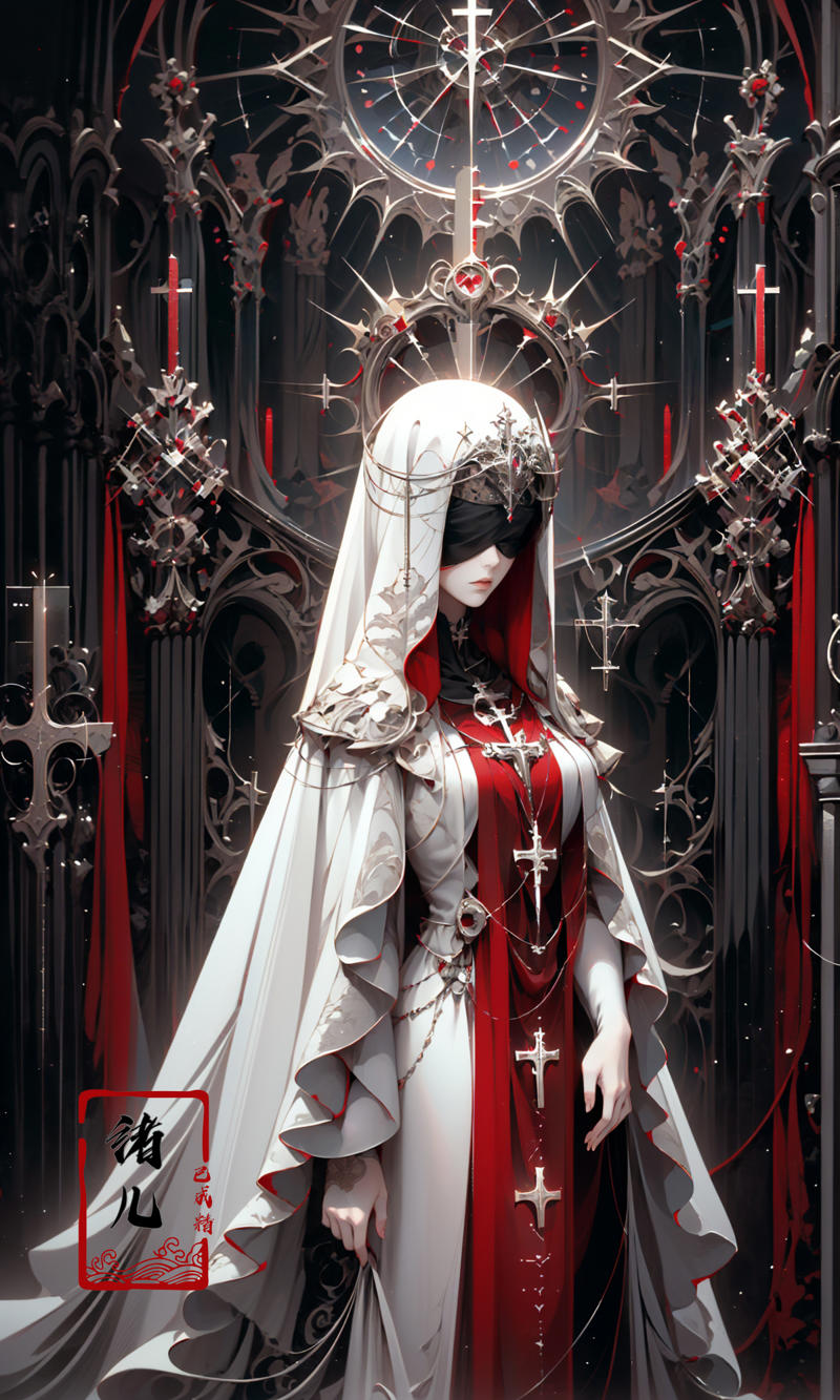 606247209521969213-3607921826-the goddess by shadrach jaroshelev, in the style of gothic futurism, dark white and light red, hyper-detailed illustrations, uhd.jpg